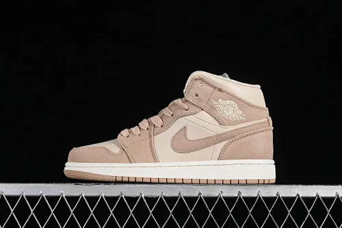 All categories Air Jordan Jordan series basketball shoes Air Jordan 1 Mid Air Jordan 1 Mid AJ1 Joe 1 khaki mid-top basketball shoes FJ3448-200